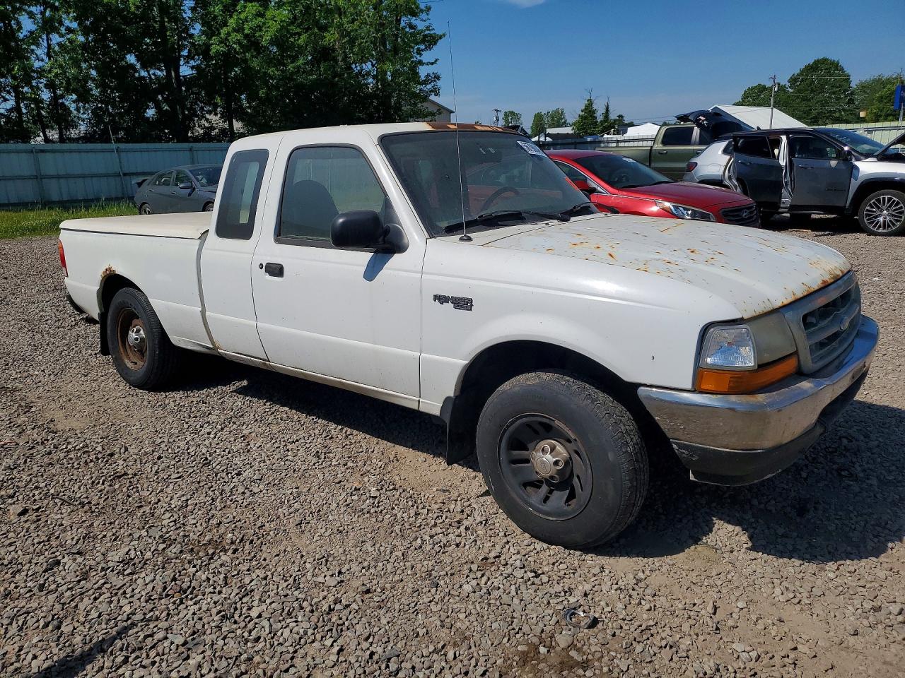 1999 Ford Ranger Super Cab White vin: 1FTYR14VXXPB22483