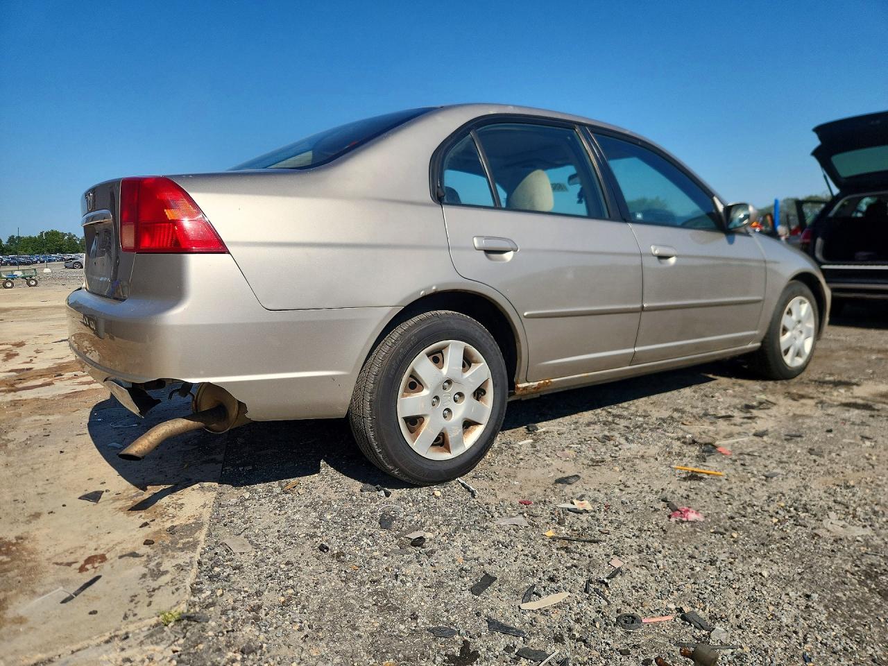 2002 Honda Civic Ex Gold vin: 1HGES26822L051656