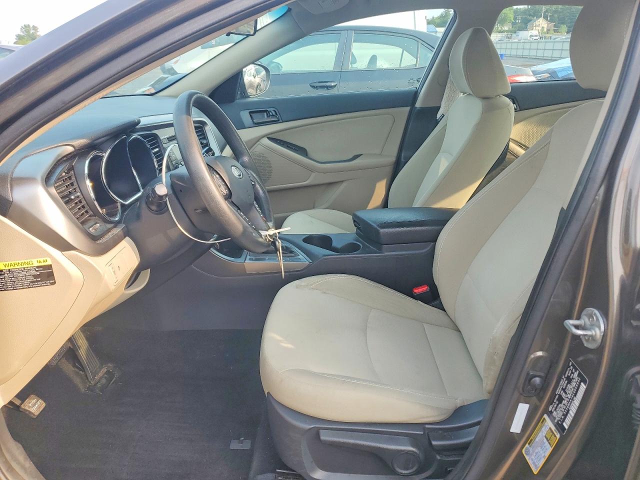 2012 Kia Optima Lx Серый vin: 5XXGM4A79CG066992