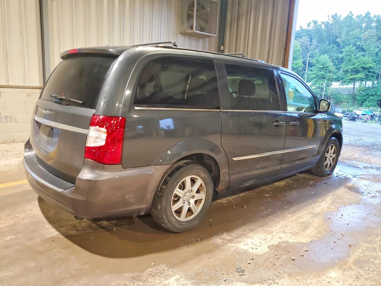 2012 Chrysler Town & Country Touring Серый vin: 2C4RC1BG1CR313731