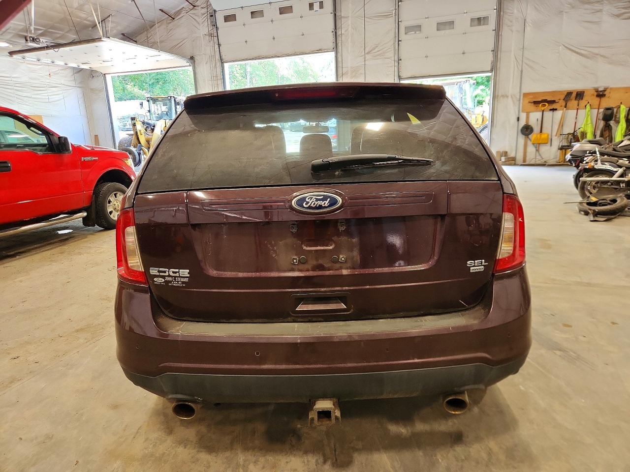 2011 Ford Edge Sel Maroon vin: 2FMDK4JC0BBA37543