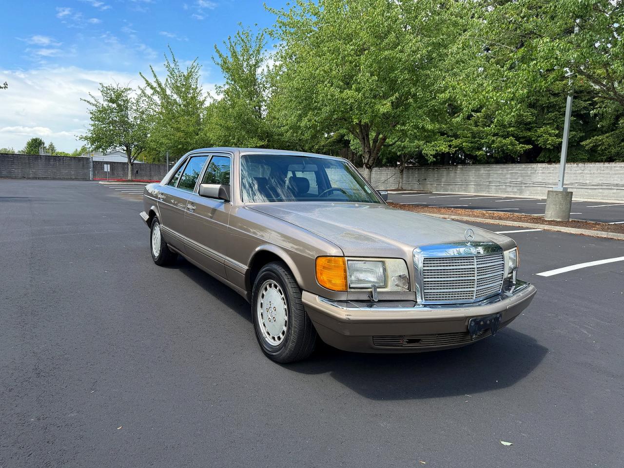 1989 Mercedes-benz 560 Sel Коричневый vin: WDBCA39E7KA453036
