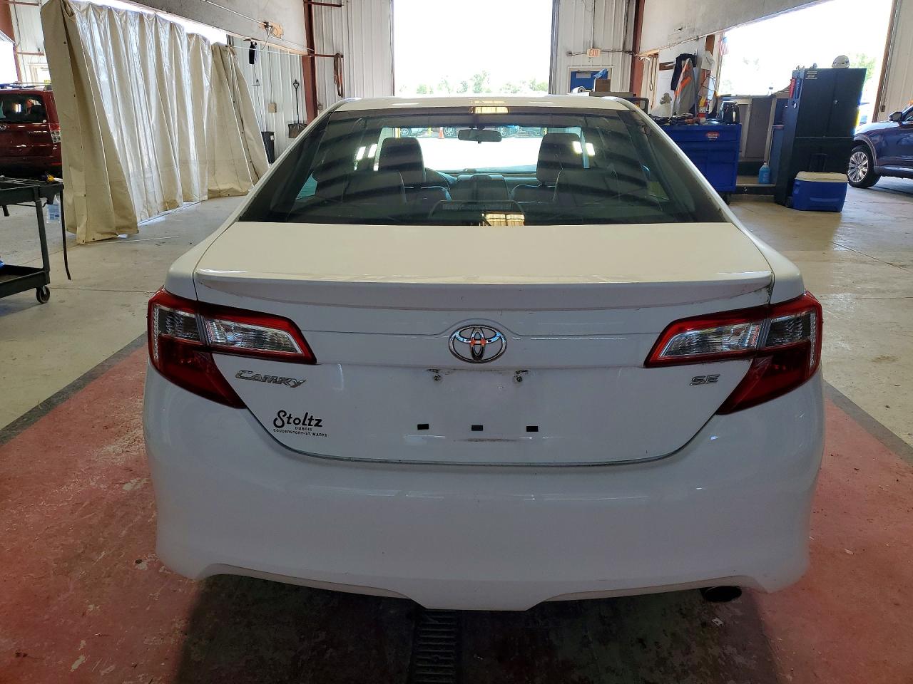 2013 Toyota Camry Se White vin: 4T1BF1FK7DU717303