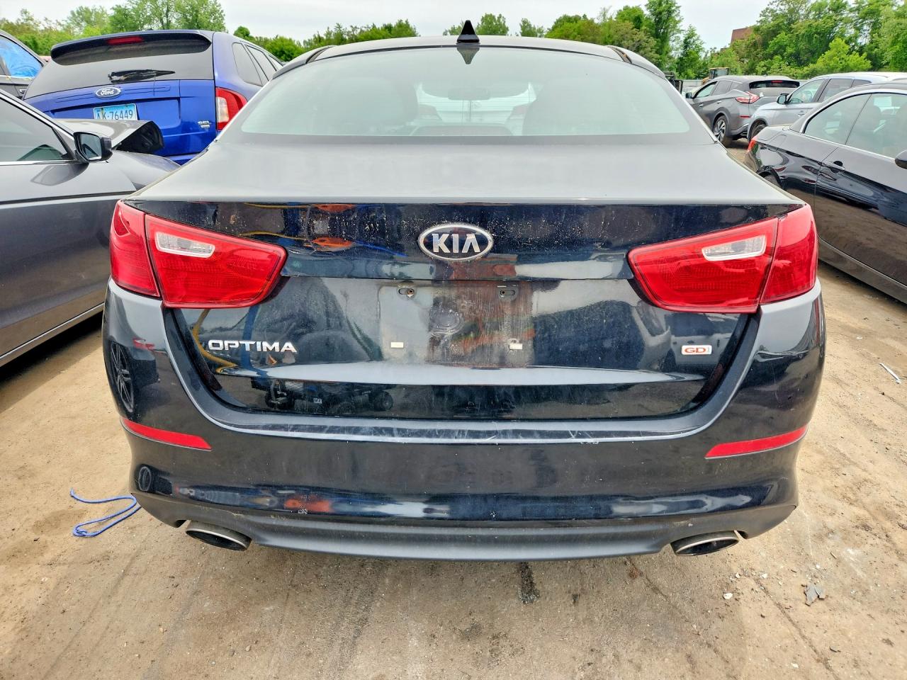 2015 Kia Optima Lx Черный vin: 5XXGM4A78FG428847