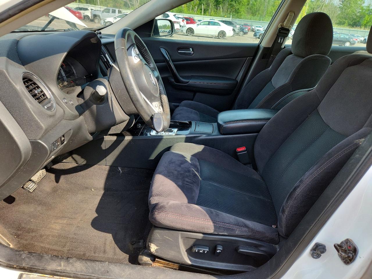 2009 Nissan Maxima 3.5 S White vin: 1N4AA51E29C829954