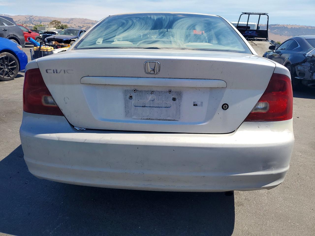 2001 Honda Civic Lx Silver vin: 1HGEM225X1L000460