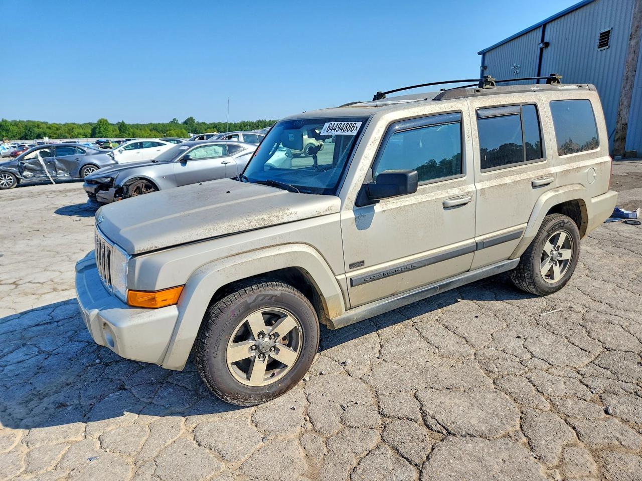 2007 Jeep Commander Бежевый vin: 1J8HH48P57C619571