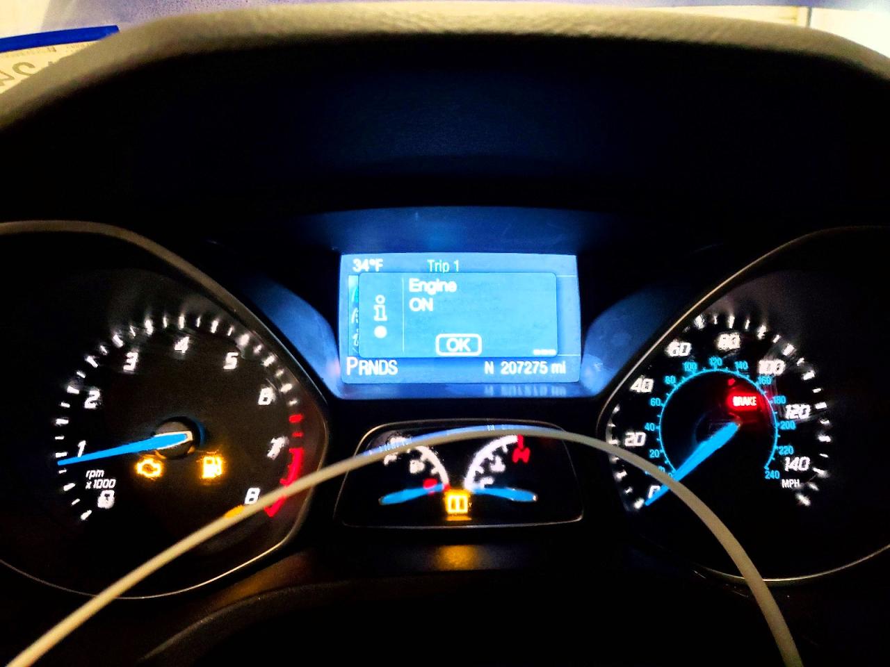 2014 Ford Focus Se Blue vin: 1FADP3F21EL324822