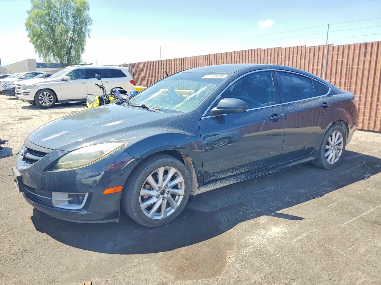 2012 Mazda 6 I Gray vin: 1YVHZ8DH0C5M32404