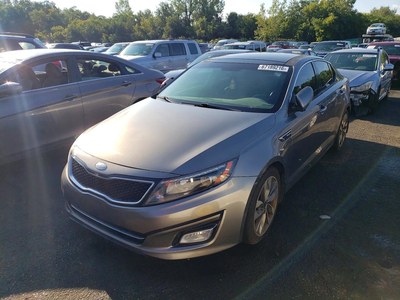 2014 Kia Optima Sx Серый vin: 5XXGR4A60EG305406