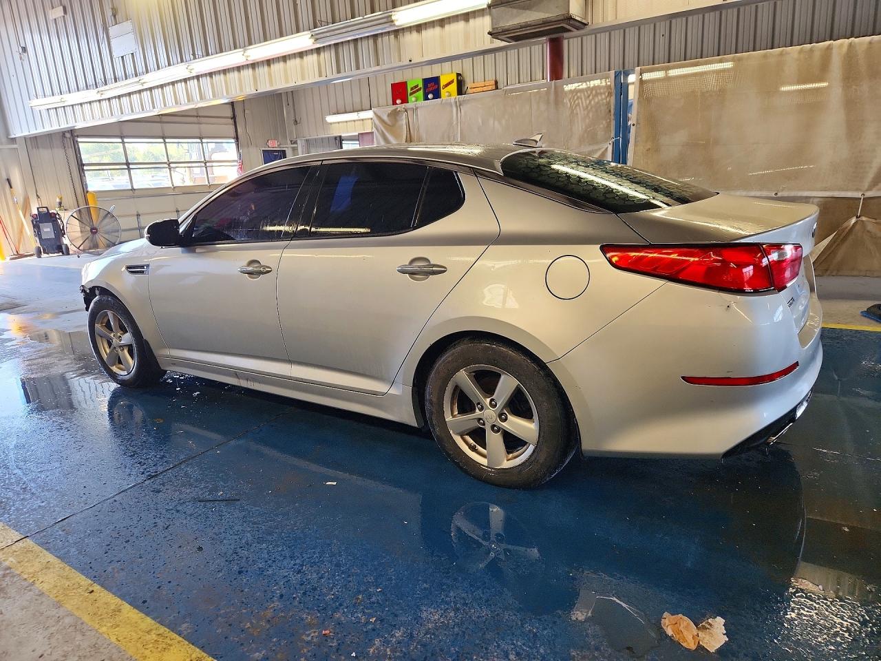 2015 Kia Optima Lx Silver vin: 5XXGM4A75FG459800
