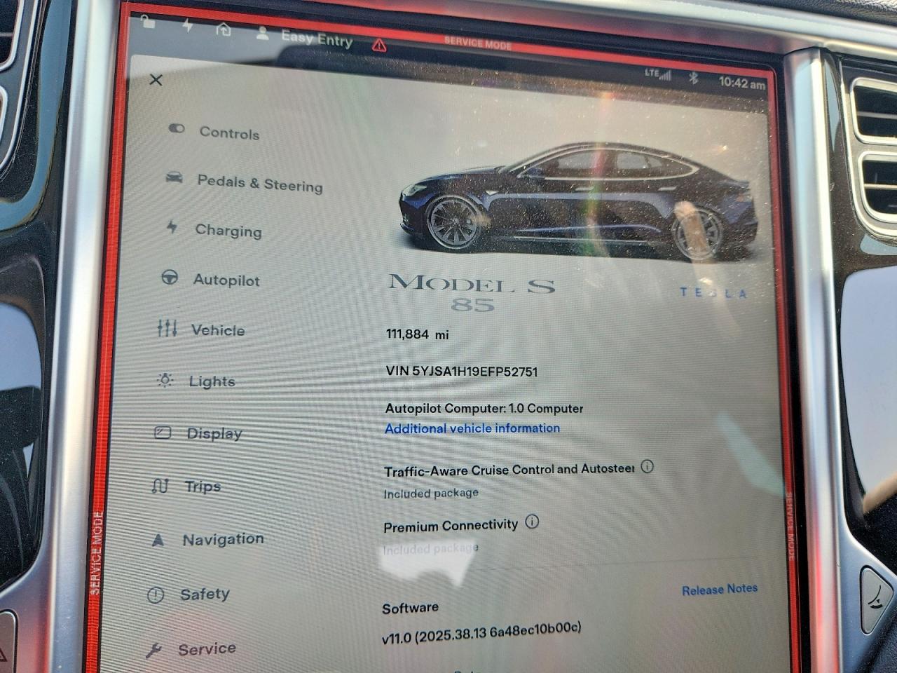 2014 Tesla Model S Black vin: 5YJSA1H19EFP52751