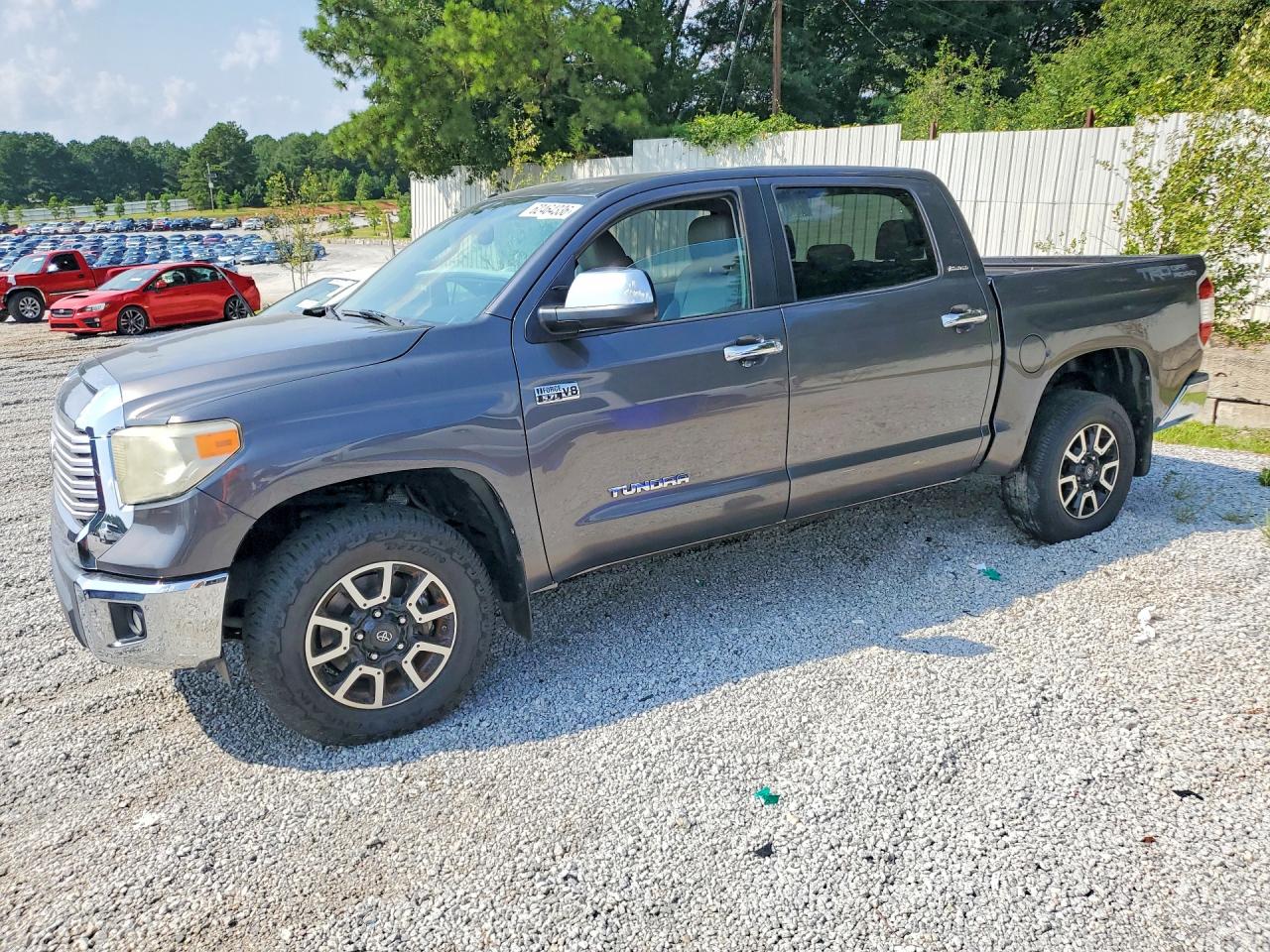 2014 Toyota Tundra Crewmax Limited Gray vin: 5TFFY5F17EX155823