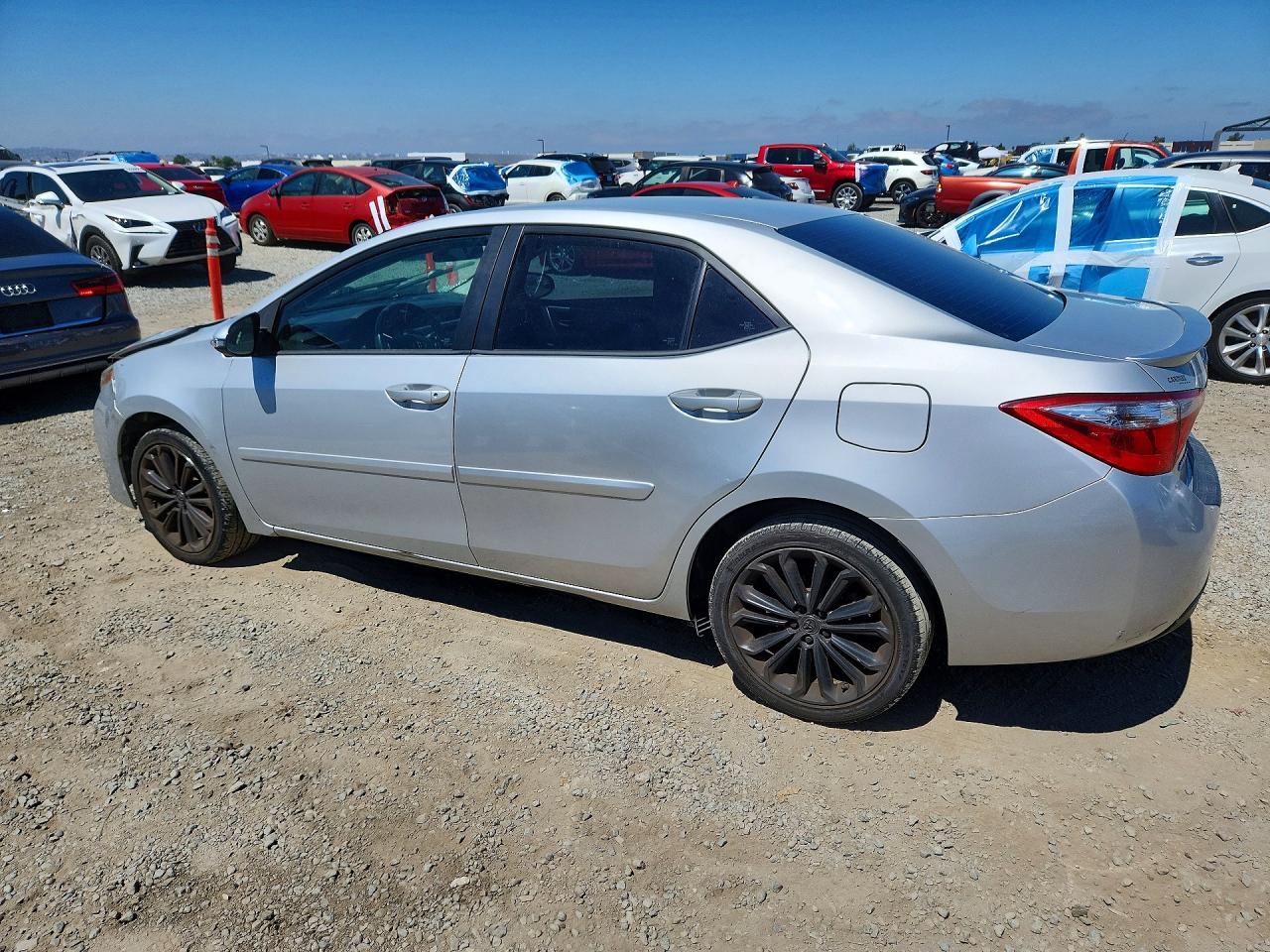 2015 Toyota Corolla S Plus Gray vin: 5YFBURHE8FP216761