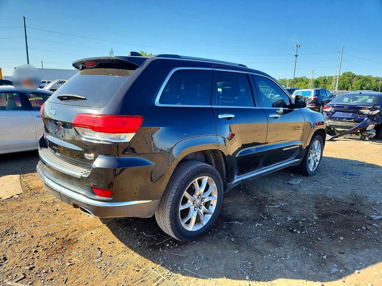 2015 Jeep Grand Cherokee Summit Black vin: 1C4RJFJG9FC856035