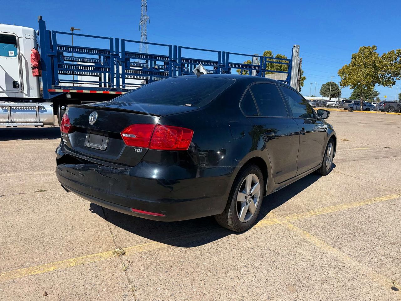2012 Volkswagen Jetta Tdi Черный vin: 3VWLL7AJ1CM412382