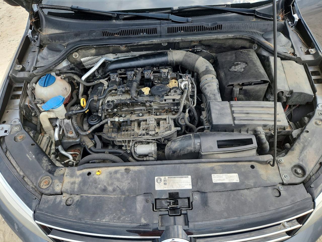 2015 Volkswagen Jetta Se Blue vin: 3VWD17AJ0FM334319