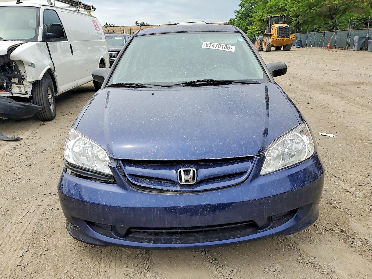 2005 Honda Civic Lx Blue vin: 2HGES16565H564667