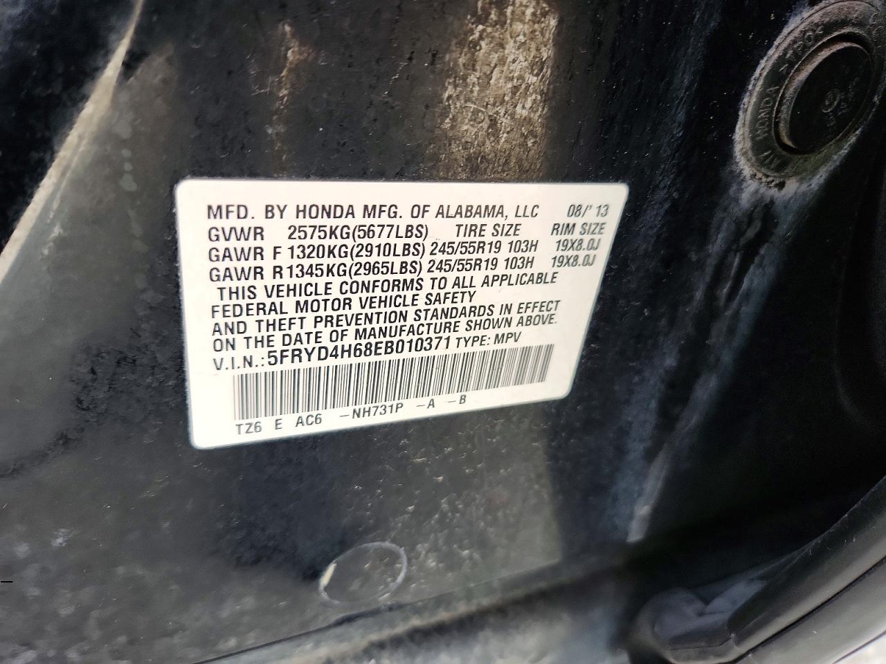 2014 Acura Mdx Technology Black vin: 5FRYD4H68EB010371