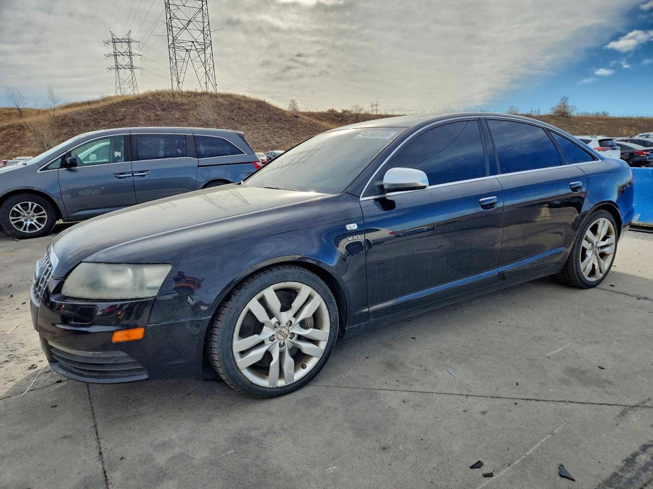 2007 Audi S6 Quattro Black vin: WAUGN74F97N104049