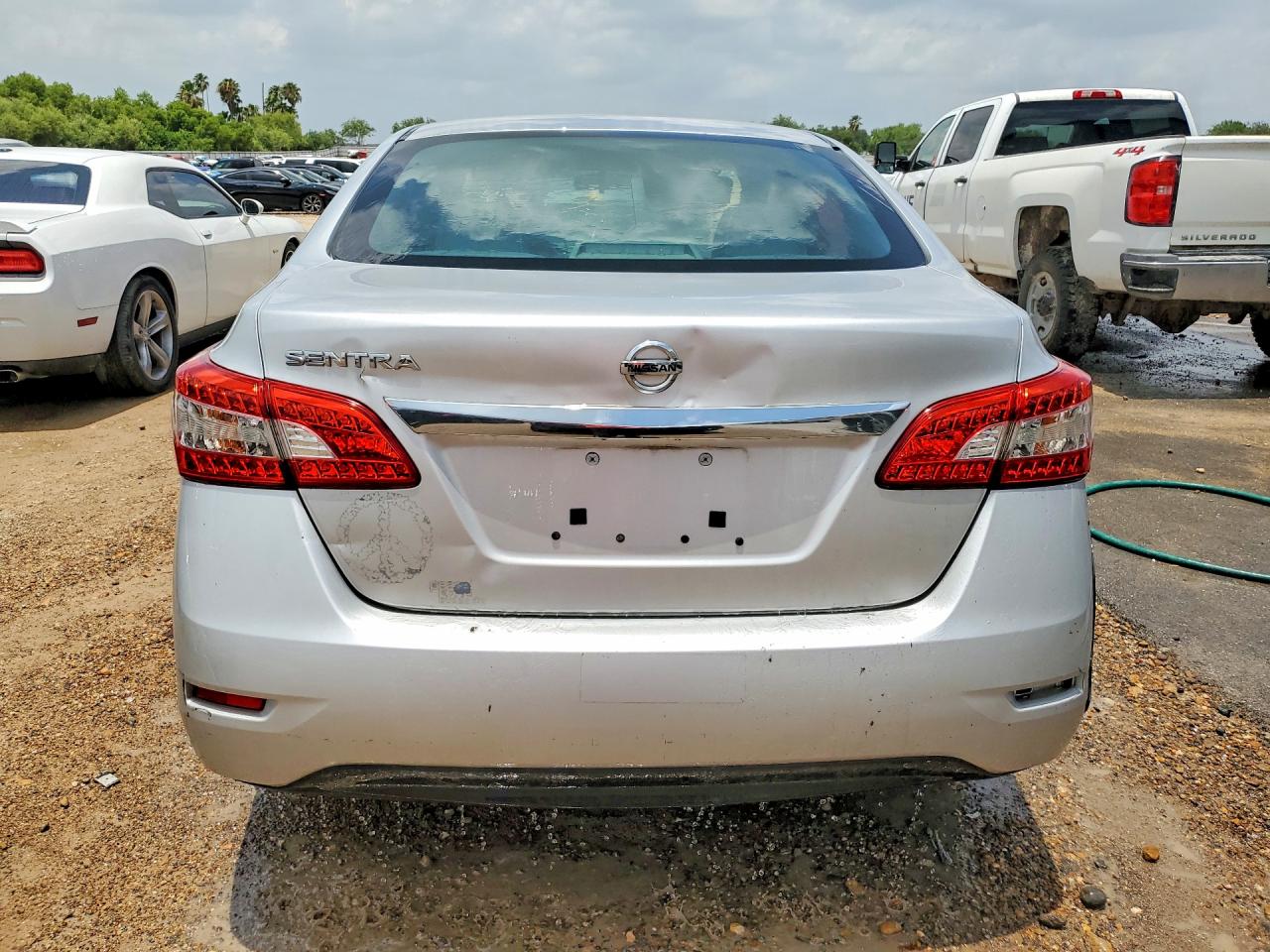 2015 Nissan Sentra S Silver vin: 3N1AB7AP0FY230836