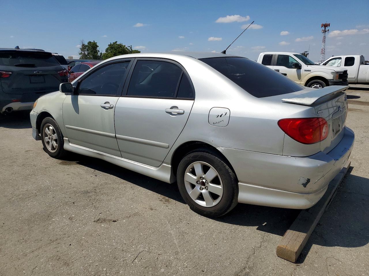 2004 Toyota Corolla S Silver vin: 1NXBR32E54Z302953