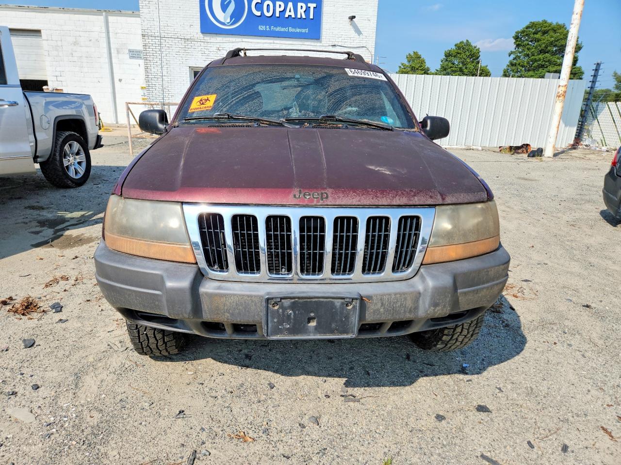 2001 Jeep Grand Cherokee Laredo Burgundy vin: 1J4GW48S41C505463