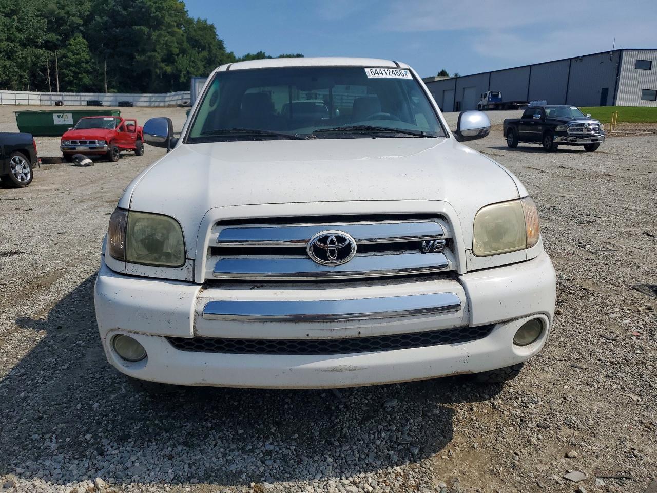 2005 Toyota Tundra Access Cab Sr5 White vin: 5TBBT44175S467889
