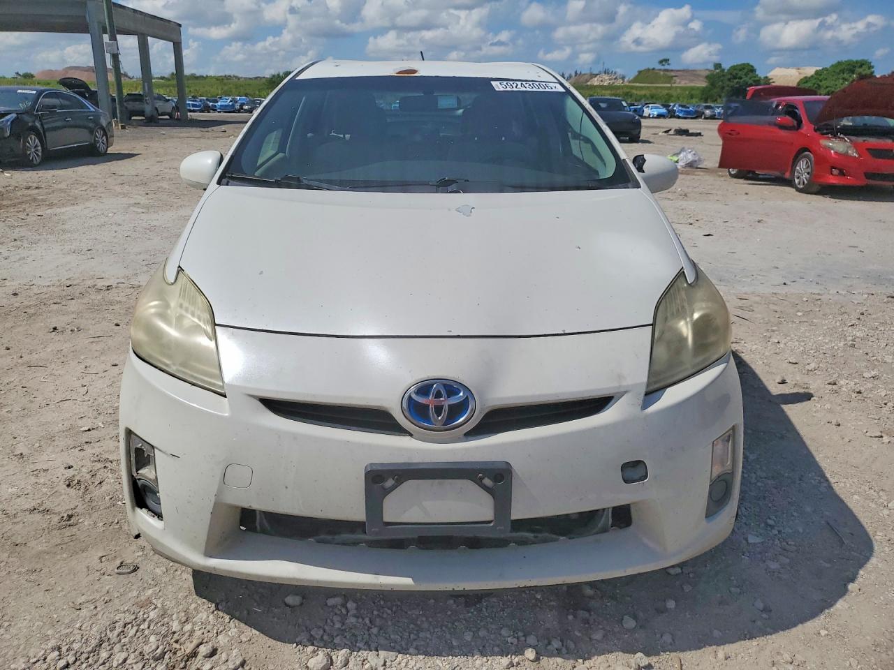 2010 Toyota Prius Iii White vin: JTDKN3DU2A0058072
