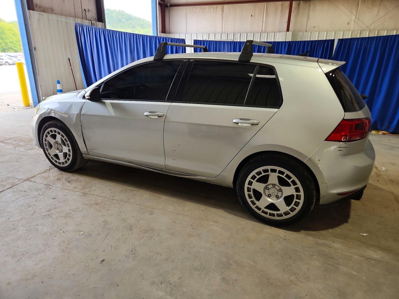 2015 Volkswagen Gti Silver vin: 3VW5T7AU2FM013519