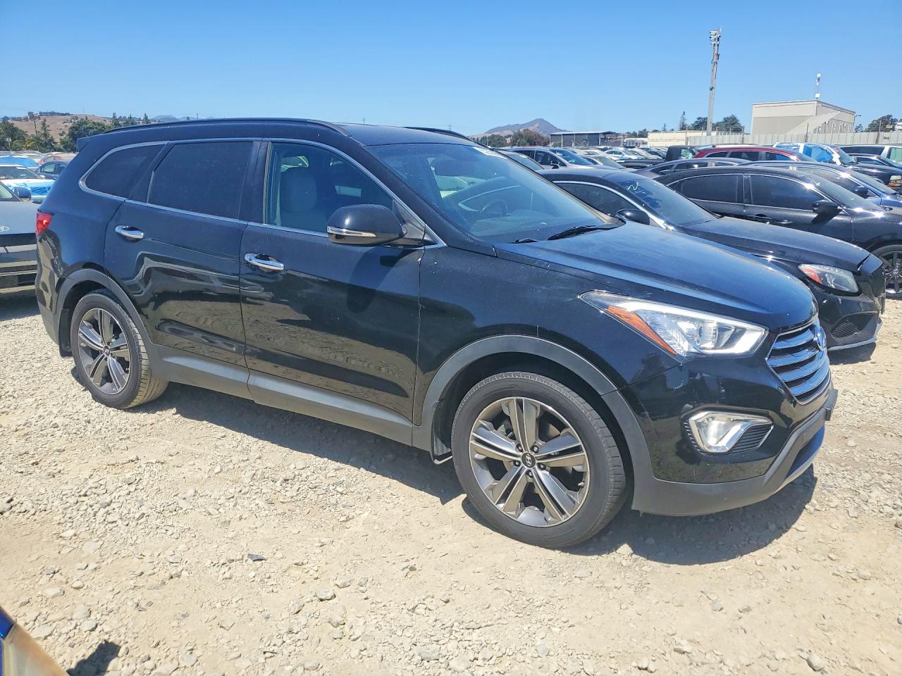 2015 Hyundai Santa Fe Limited Black vin: KM8SN4HFXFU113445