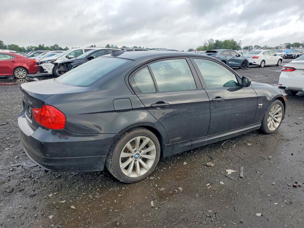 2011 Bmw 328 Xi Черный vin: WBAPK7C58BA972626