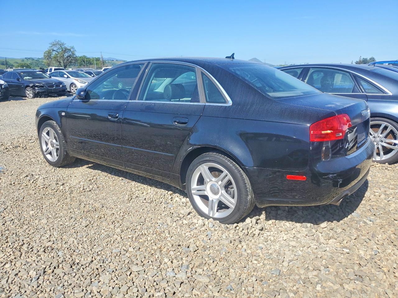 2007 Audi A4 2 Black vin: WAUAF78E67A132113