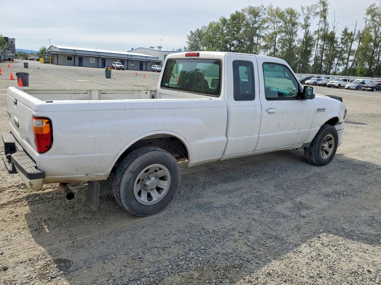 2007 Ford Ranger Super Cab White vin: 1FTZR44U97PA23604
