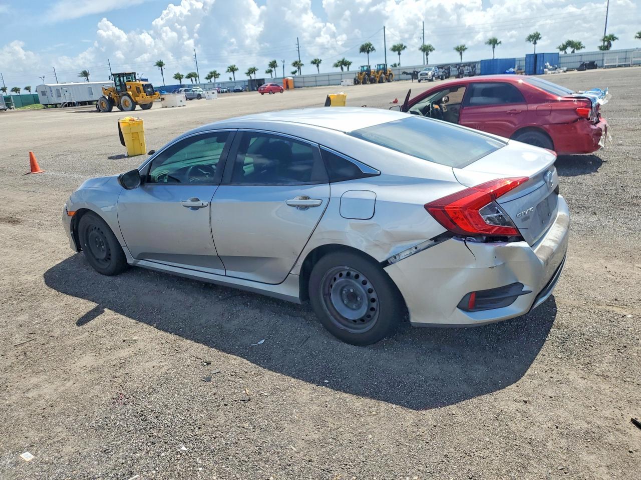 2019 Honda Civic Lx Silver vin: 19XFC2E64KE042515