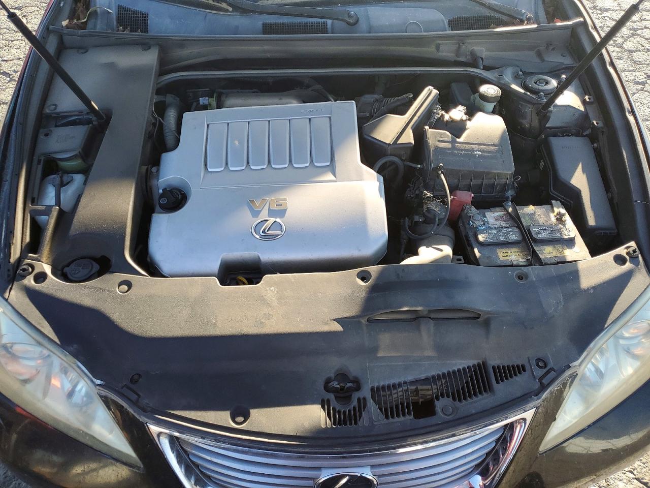 2008 Lexus Es 350 Base Black vin: JTHBJ46G982264026