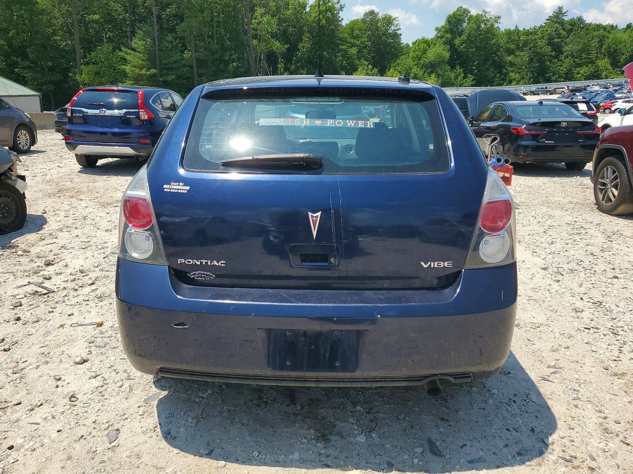 2009 Pontiac Vibe Синий vin: 5Y2SP67079Z462500