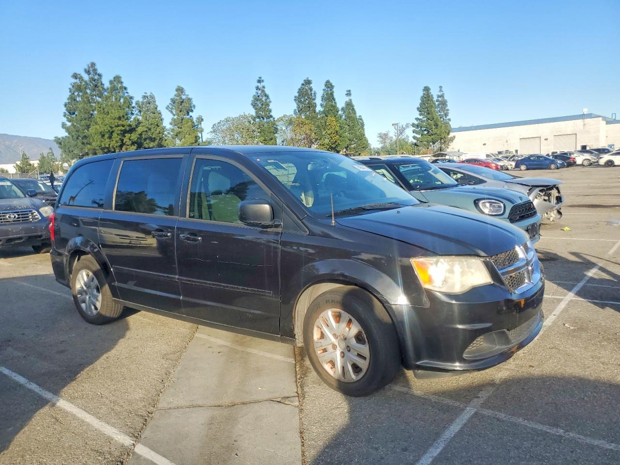 2015 Dodge Grand Caravan Se Black vin: 2C4RDGBG5FR512673