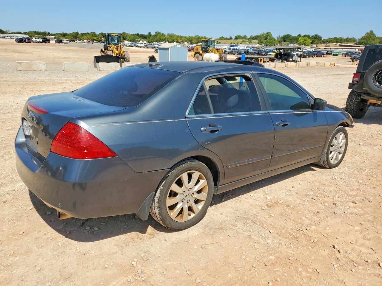 2007 Honda Accord Ex Gray vin: 1HGCM66507A100399