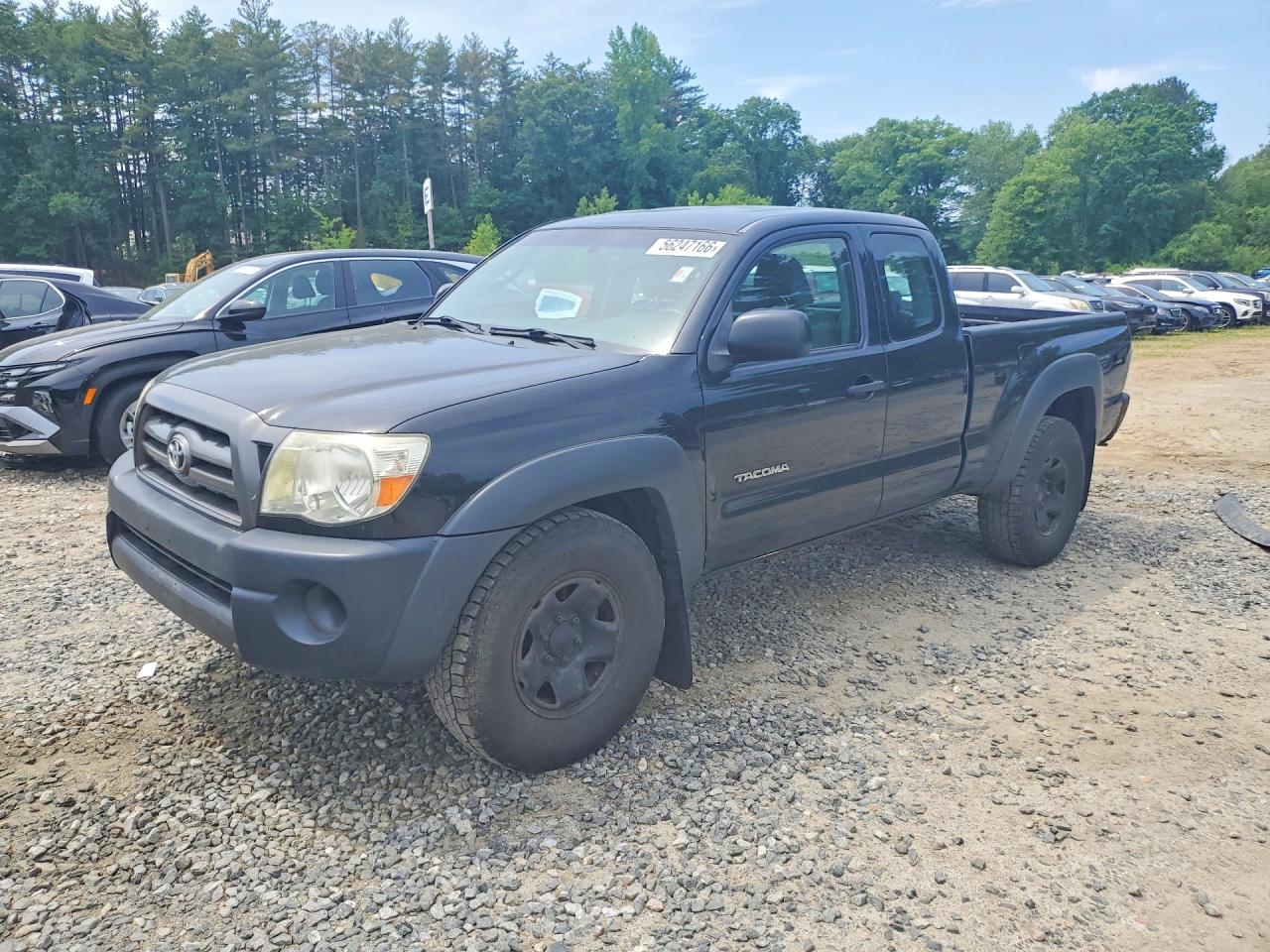 2010 Toyota Tacoma Access Cab Black vin: 5TEUU4EN8AZ697808