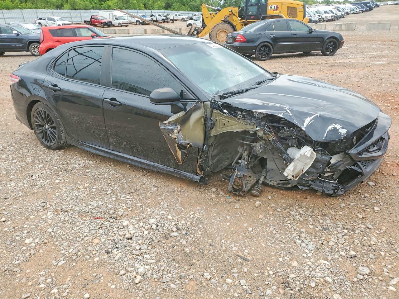 2019 Toyota Camry Se Черный vin: 4T1B11HK2KU268573