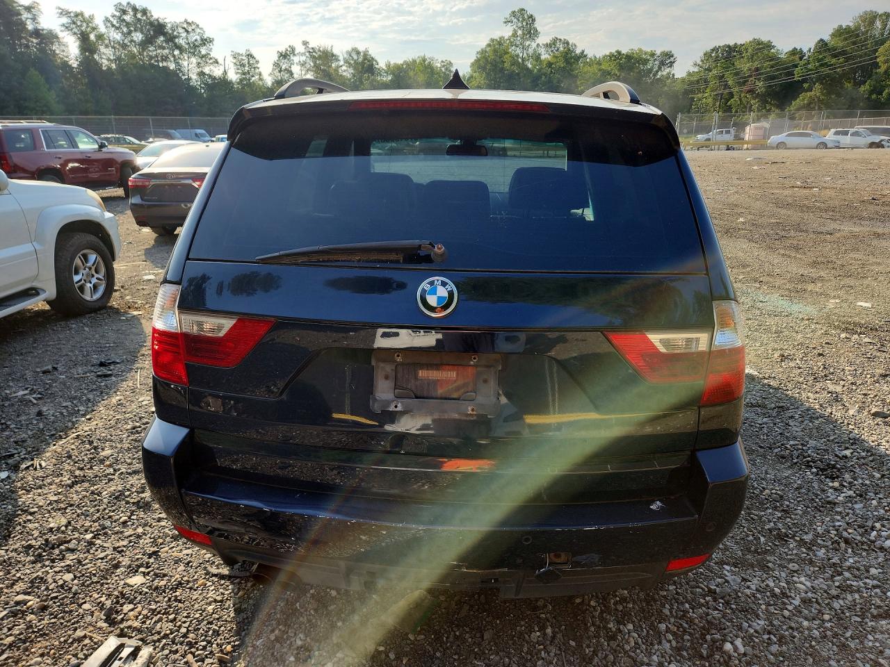 2009 Bmw X3 Xdrive30i Blue vin: WBXPC93479WJ31349