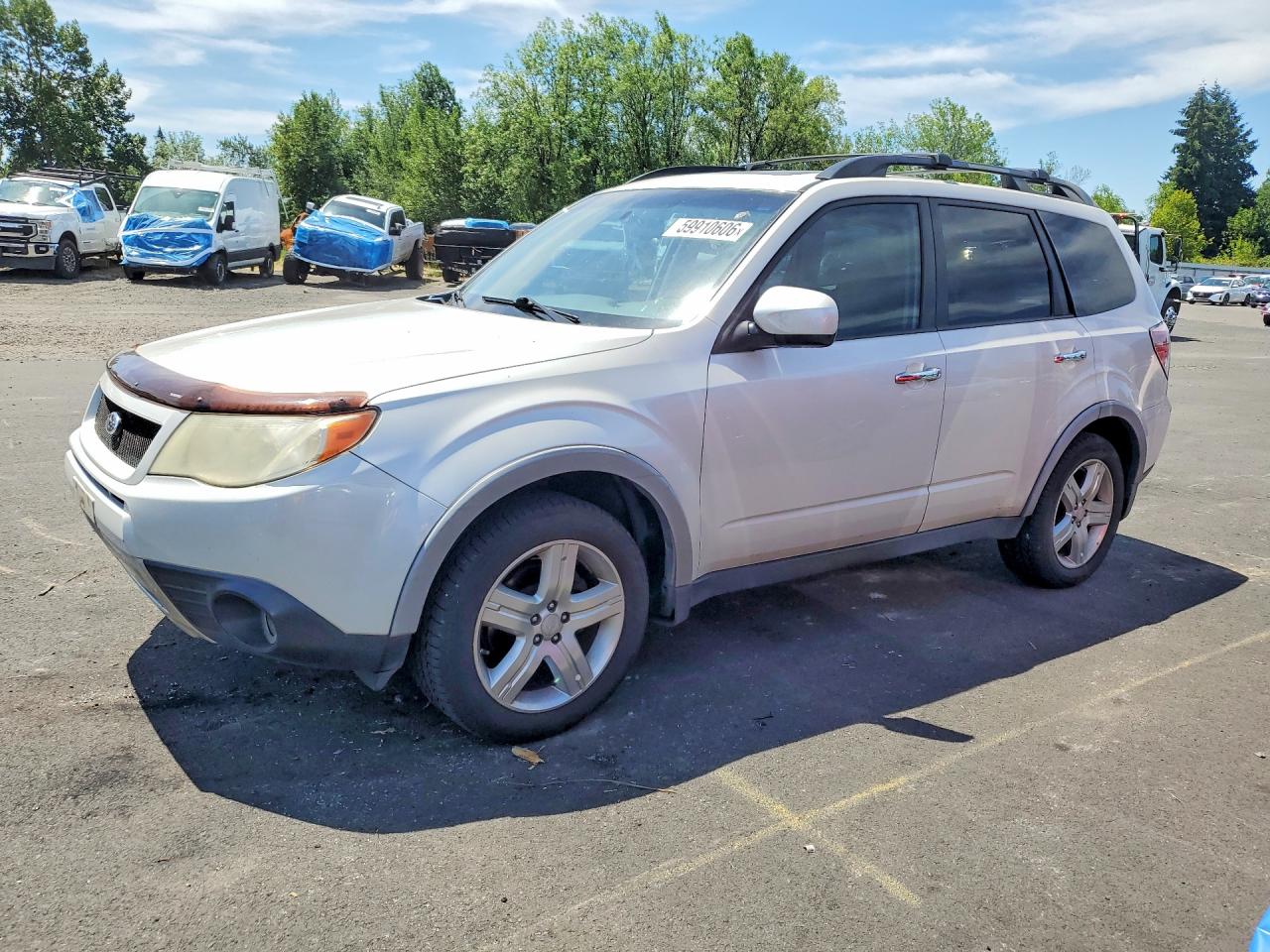 2009 Subaru Forester 2.5x Limited White vin: JF2SH64689H747199
