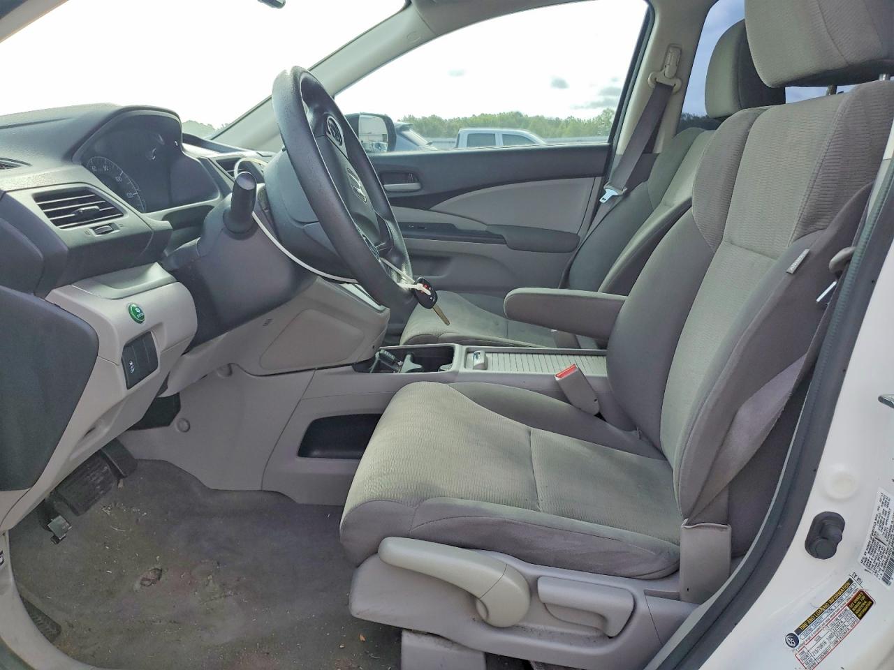 2013 Honda Cr-v Lx White vin: 5J6RM4H32DL046509
