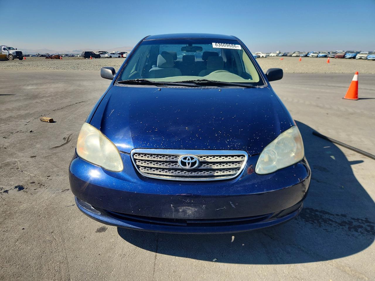 2007 Toyota Corolla Le Blue vin: 1NXBR32E27Z931218