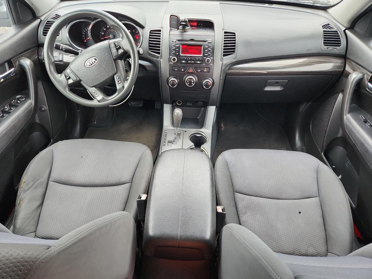 2012 Kia Sorento Lx Gray vin: 5XYKT3A17CG203426