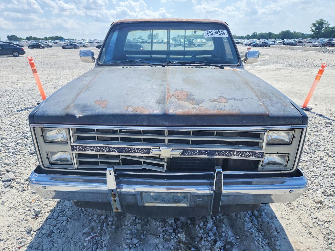 1985 Chevrolet C10 Black vin: 1GCDC14H5FF353659