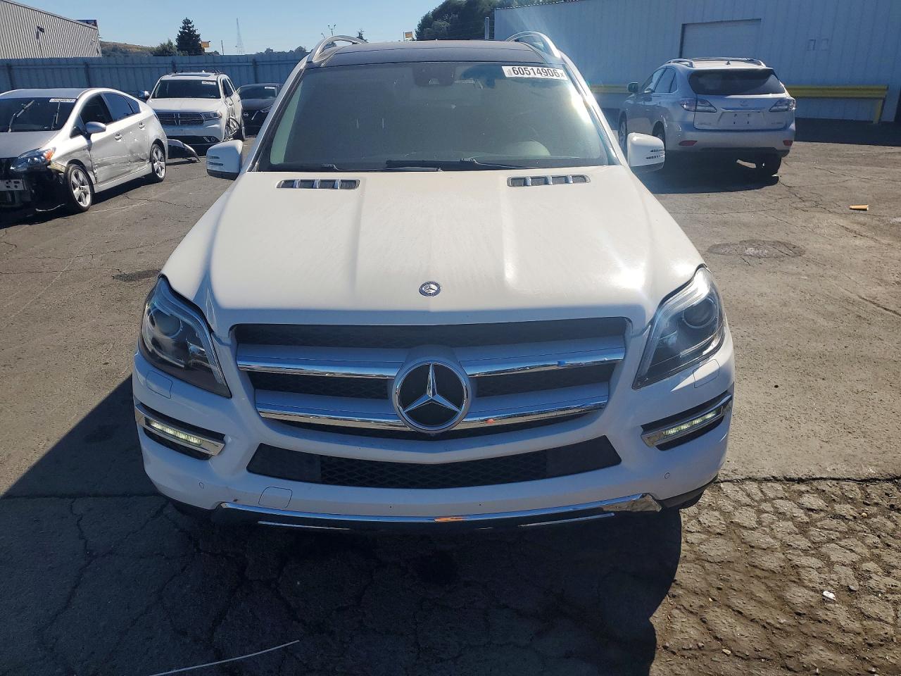 2015 Mercedes-benz Gl 450 4matic White vin: 4JGDF6EE8FA475689
