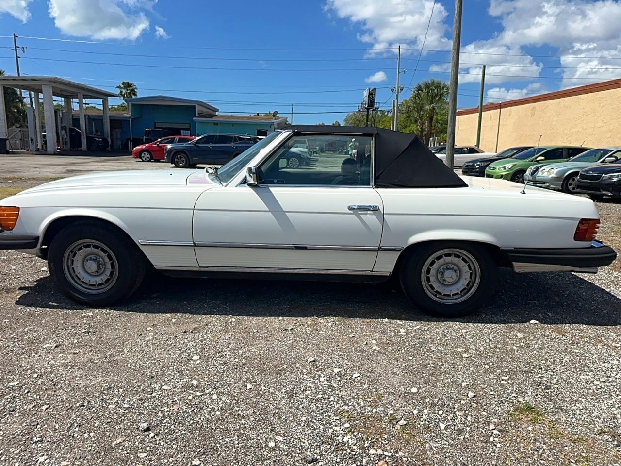 1980 Mercedes-benz 450 Sl Roadster White vin: 10704412058764