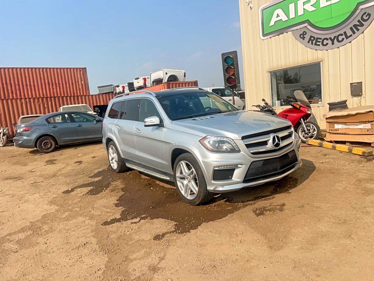 2013 Mercedes-benz Gl 550 4matic Silver vin: 4JGDF7DE8DA124091